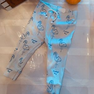 Zara Flamingo Leggings GN Super cute 6/9 9M